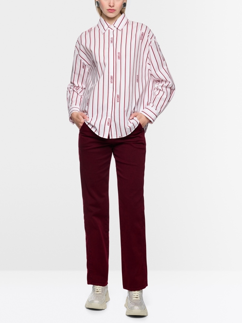 ‘Rethink Together’ striped blouse