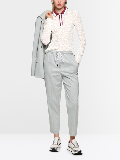 Polo shirt with lace