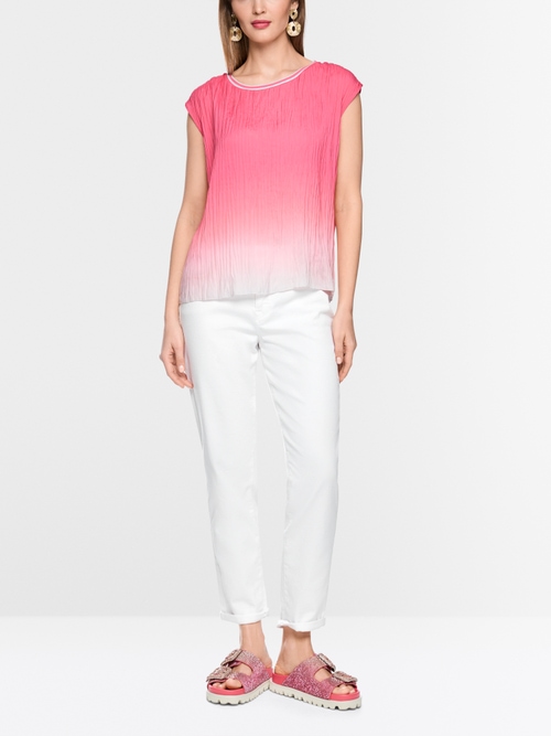 ‘Rethink Together’ crinkle effect top