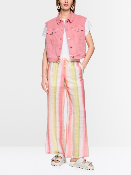WELKOM wide fit high waist trousers