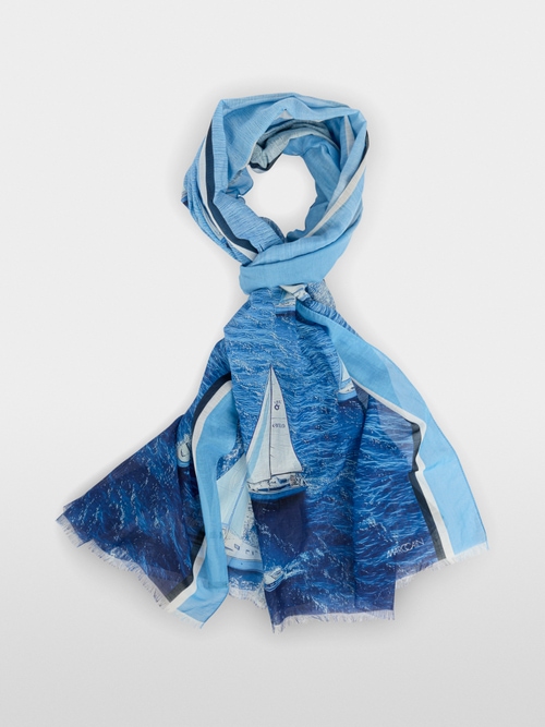 Écharpe à motif maritime