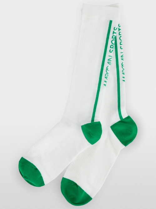 Sporty cotton blend stockings
