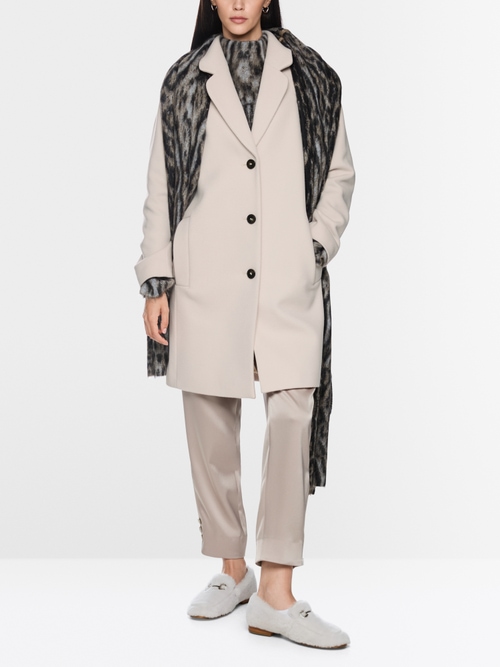 Manteau en laine vierge et cachemire