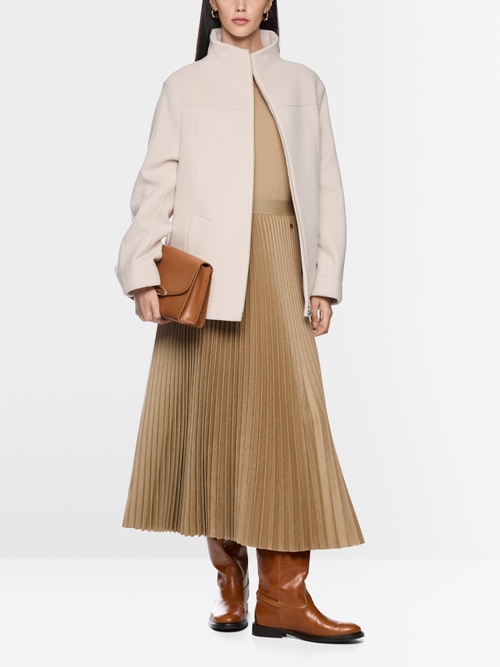 Jacket in new wool with cashmere