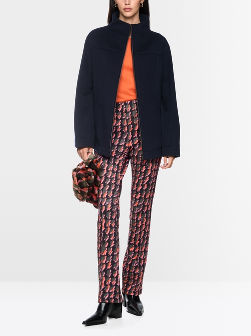 Jacket in new wool with cashmere