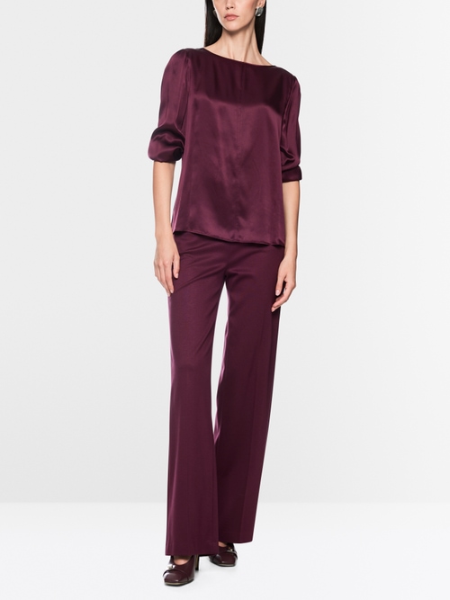Silk blouse with 3/4 sleeves
