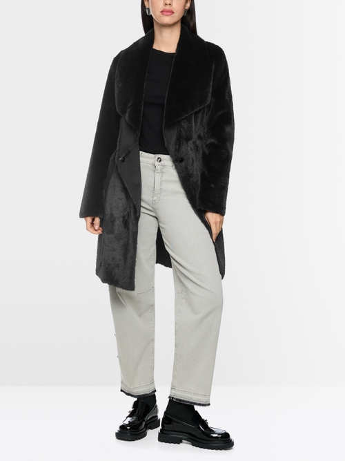 Luxurious faux fur coat