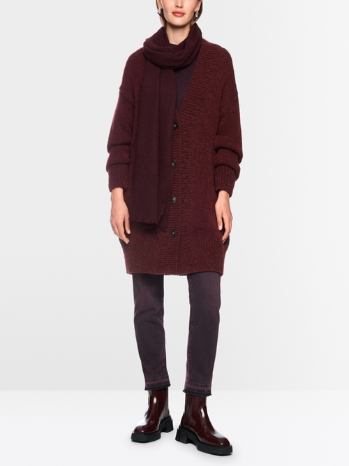 Manteau en maille grossière 