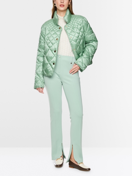 Quilted jacket with decorative buttons