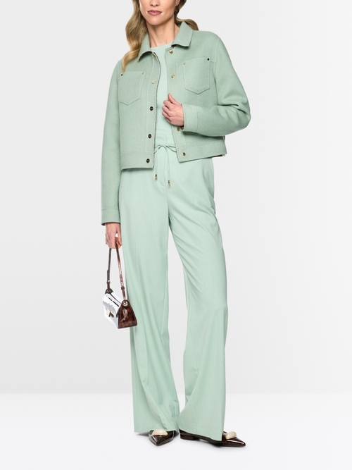 Luxurious reversible wool jacket