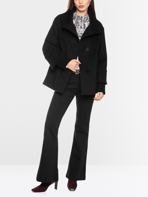 Veste d'extérieur à col montant
