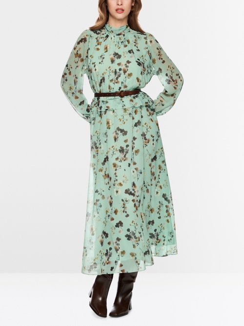 Robe à fleurs avec volants