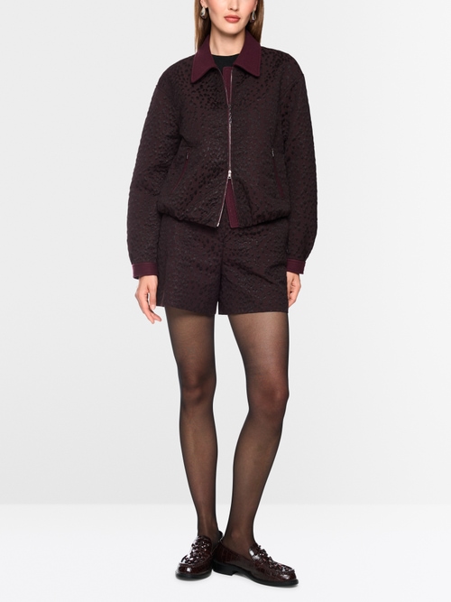 Veste à motif texturé