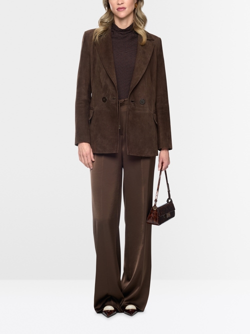 Suede blazer