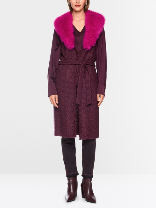 ‘Knitted in Germany’ long waistcoat