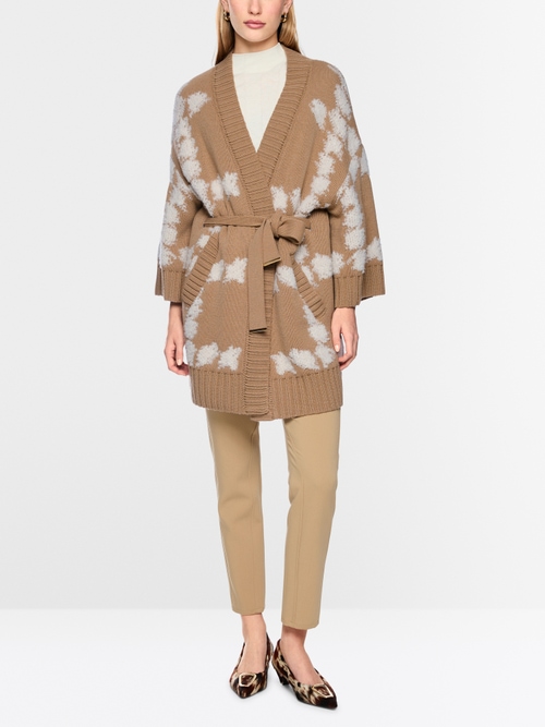 ‘Knitted in Germany’ long cardigan
