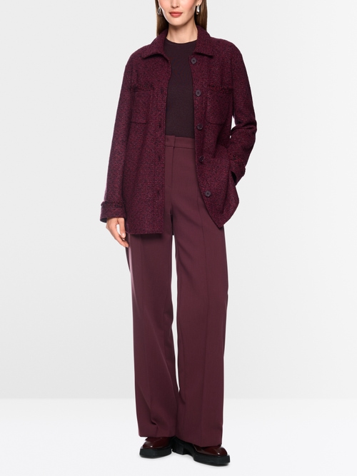 ‘Knitted in Germany’ bouclé cardigan