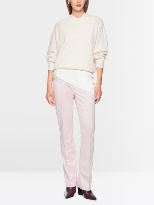 Jumper in a new wool and cashmere blend
