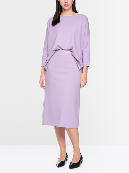 “Knitted in Germany” calf-length skirt