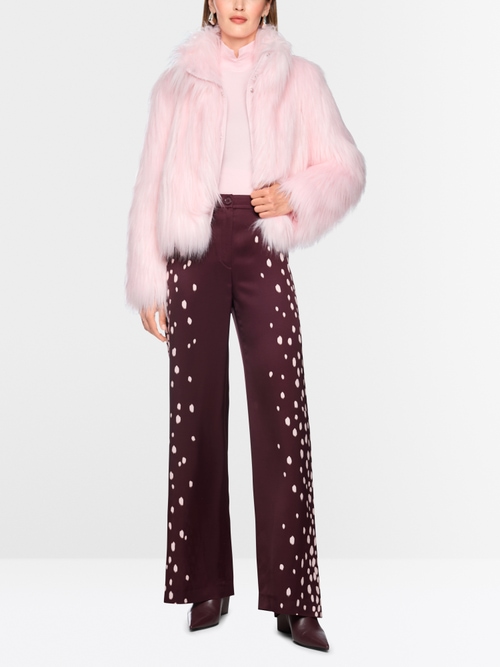 WARRI flowing trousers with polka dots