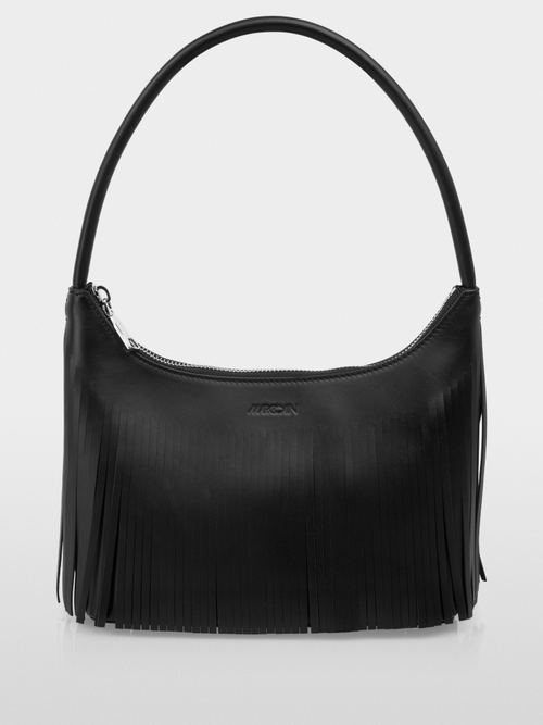 Shoulder bag with fringes