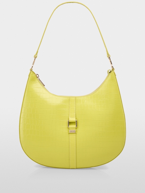 Leather hobo bag