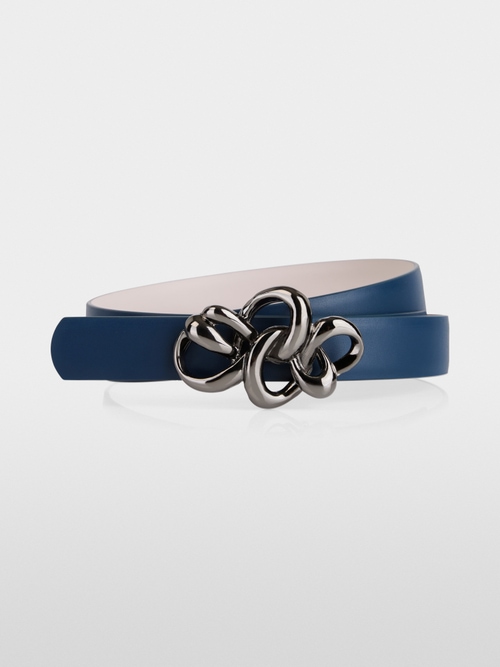 Reversible leather belt