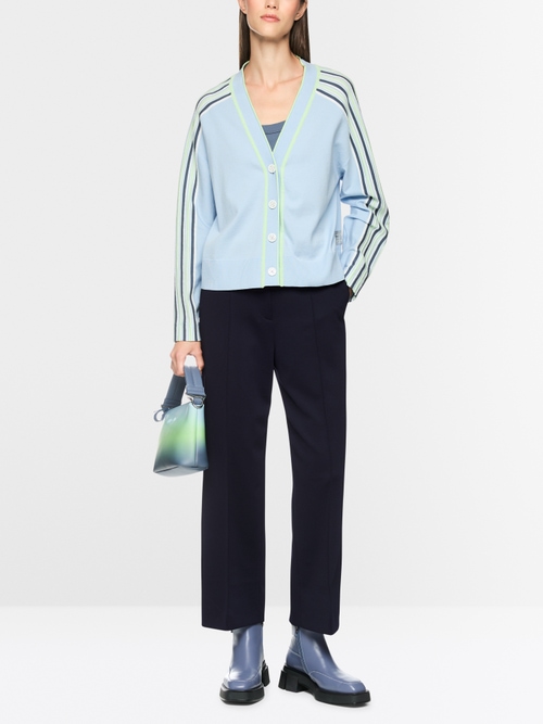 WUKARI wide fit fabric trousers