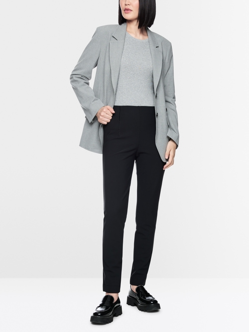 SOFIA slim fit fabric trousers