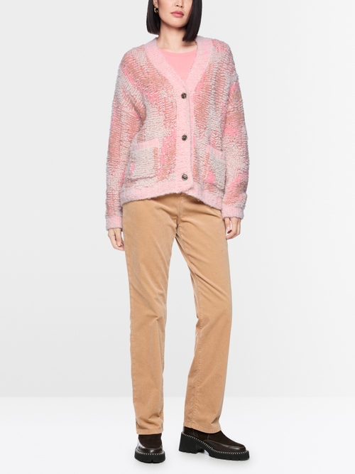 ‘Knitted in Germany’ bouclé cardigan