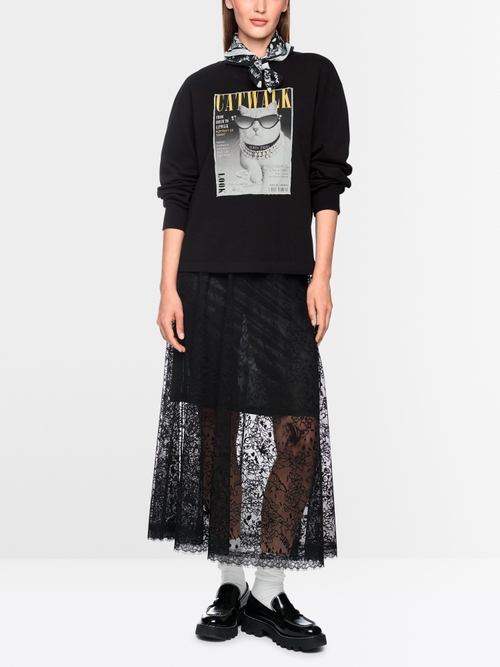 Sweatshirt with iconic print