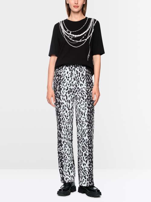 Cotton T-shirt with print