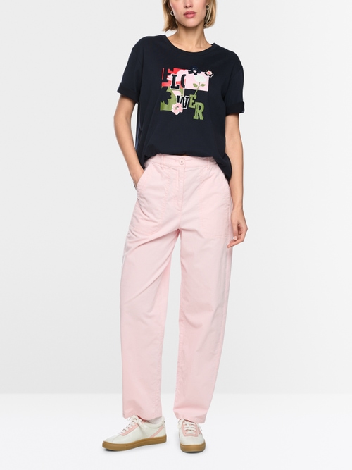 T-shirt imprimé à paillettes