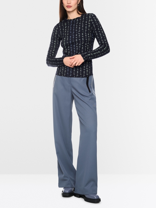 Long-sleeved shirt with graphic print