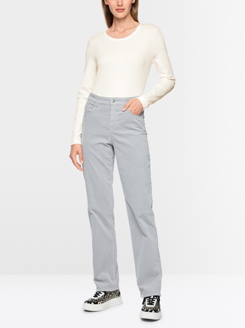 Ribbed knit shirt