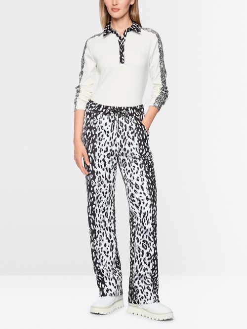 Long-sleeved polo shirt
