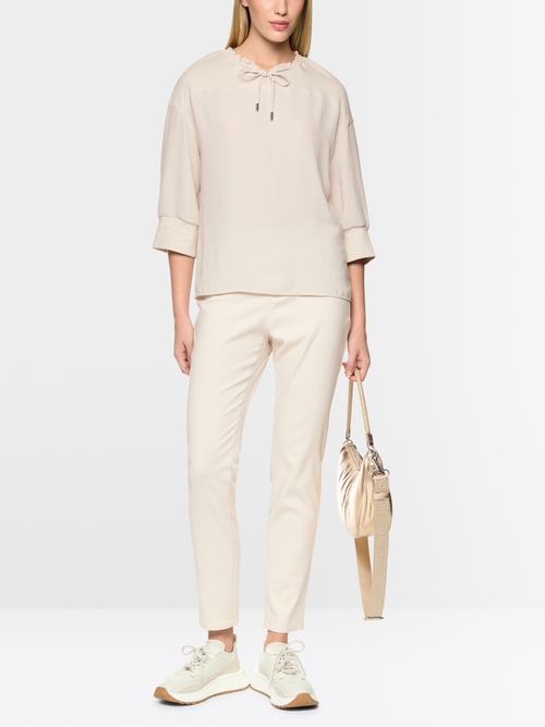 Loose-fit blouse shirt