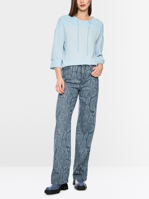 Loose-fit blouse shirt