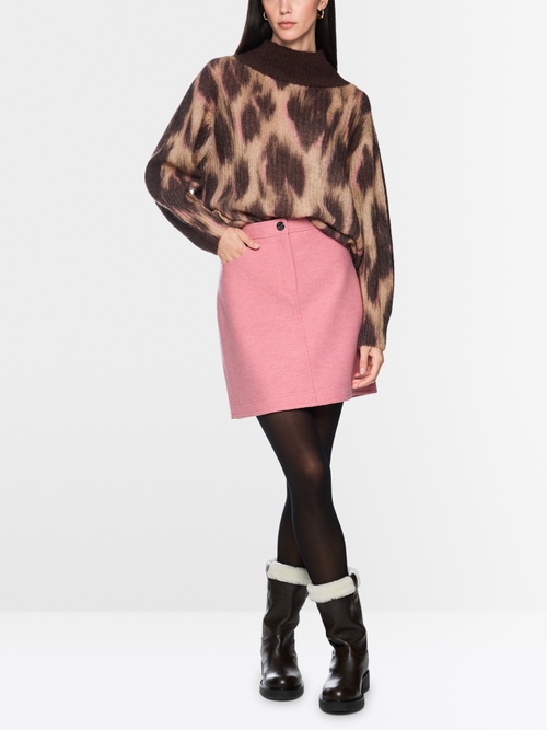 New wool mini skirt