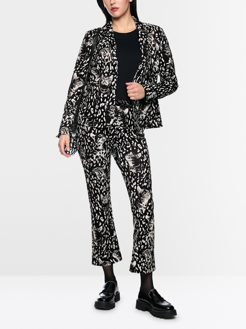 FREDERICA pull-on trousers with print