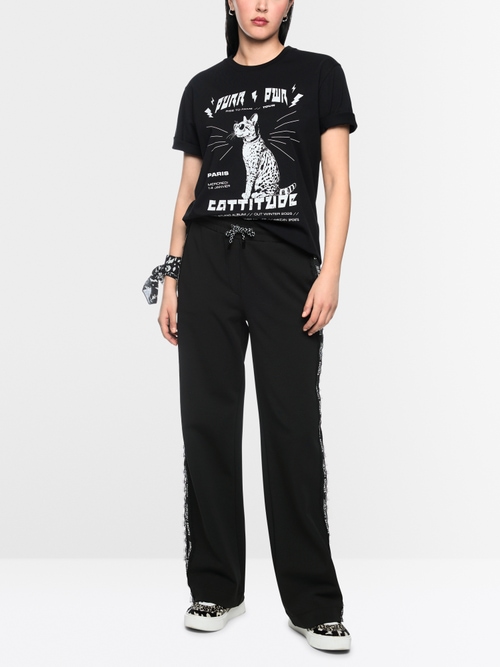 WASHINGTON pull-on trousers with lace
