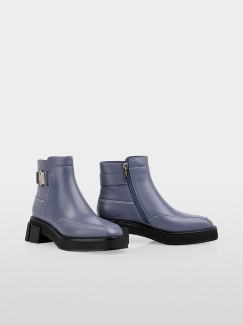 Leather boots