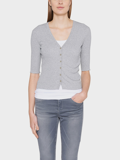 Fine ribbed jacket