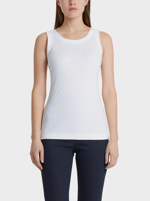 Tank Top aus Ripp-Jersey