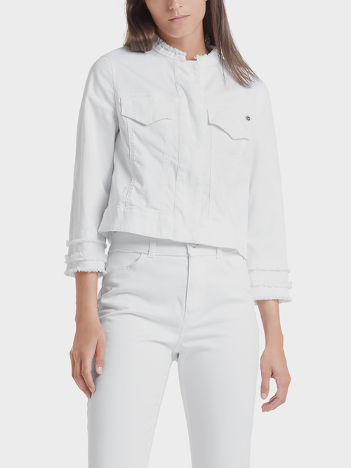 Jeansjacke mit Reißverschluss