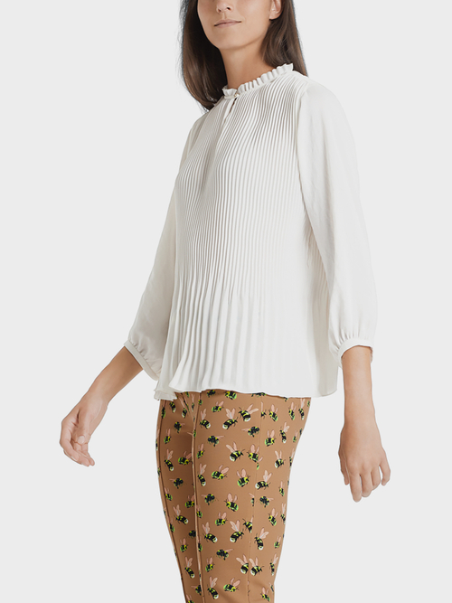 Plissierte Bluse