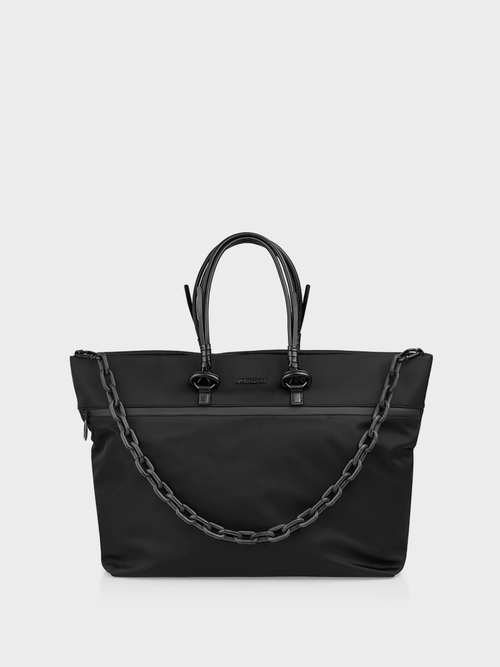 Nylon-Shopper mit Acryl-Kette
