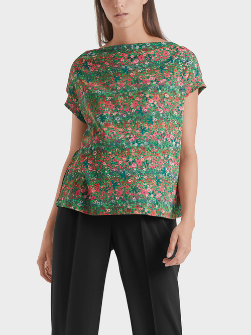 T-Shirt mit Wasserfalleffekt