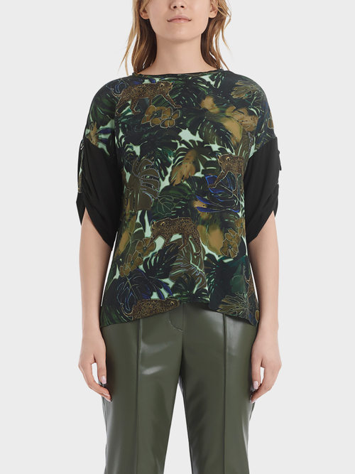 Blusenshirt mit Seide