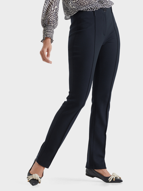 Pantalon en jersey structuré